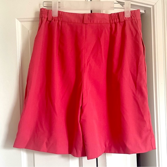 High waisted women’s vintage shorts size 6 pink retro bottoms classic - Picture 2 of 5